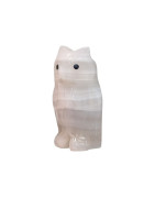 Chouette Onyx blanche 6cm