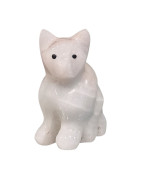 Chat Onyx blanche 6cm