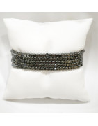 Bracelet Hématite Ultra Mini Cubes
