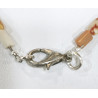Bracelet Agate de Feu Rectangles avec Fermoir Classique 19 cm