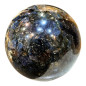 Boule Iolite / Quartz Bleu 2058 grammes Diamètre 36 cm