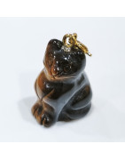 Pendentif Œil de Tigre Chat