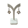 Boucles Ambre trois couleurs Argent 925