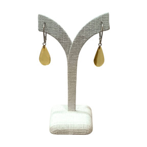 Boucles Ambre Gouttes Argent 925