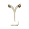 Boucles Ambre miel Arbre de vie Argent 925