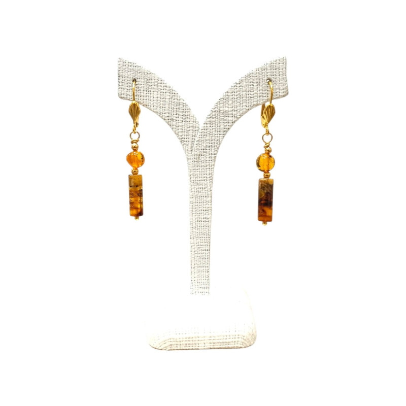 Boucles Ambre Plaqué or (s)