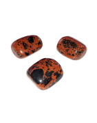 Pierre roulée Obsidienne acajou