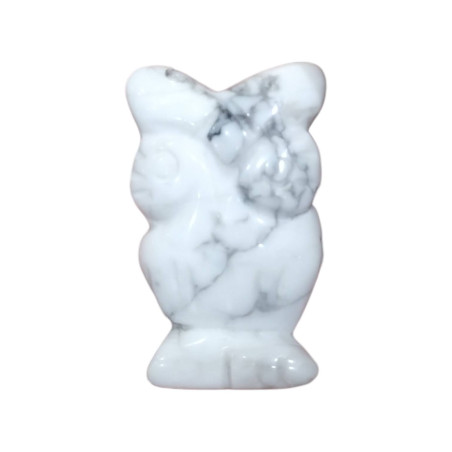 Chouette Howlite 3cm