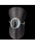 Bague Topaze bleue argent 925 Taille 58