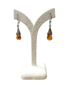 Boucles Ambre Argent 925