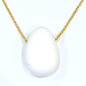 Pendentif Coquille de Bénitier ( Tricdane Géant) sur Chaîne Plaquée or 21 + 5 cm
