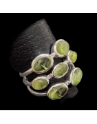 Bague Péridot Argent 925 Taille 58