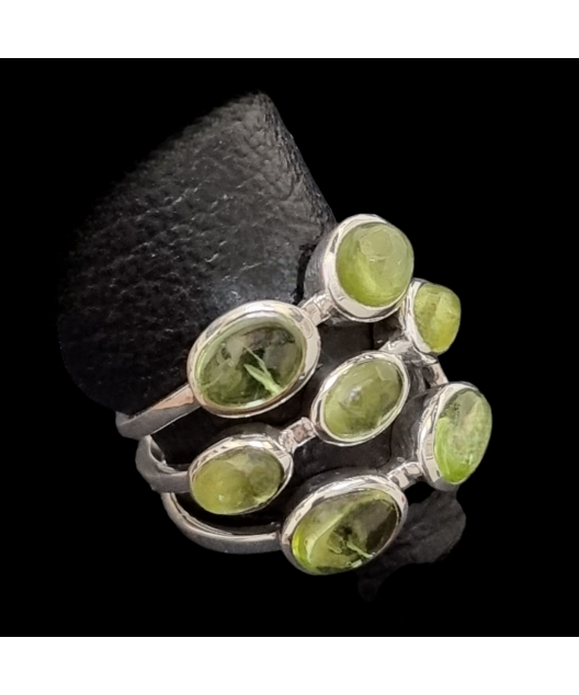 Bague Péridot Argent 925 Taille 58