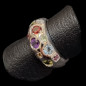 Bague Améthyste Topaze bleue Péridot Citrine Grenat Opale de feu