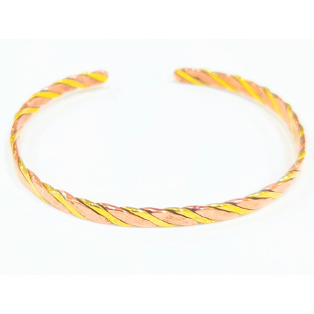 Bracelet Cuivre et Laiton Fin