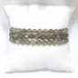 Bracelet Pierre de Lune Grise Pierres Rondes 6mm
