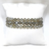 Bracelet Pierre de Lune Grise Pierres Rondes 6mm