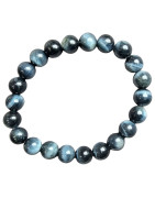 Bracelet Œil de Faucon Pierres Rondes
