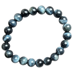 Bracelet Œil de Faucon Pierres Rondes