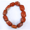 Bracelet Jaspe Rouge Baroque Grosses Pierres