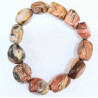 Bracelet Jaspe Bréchique Baroque Grosses Pierres