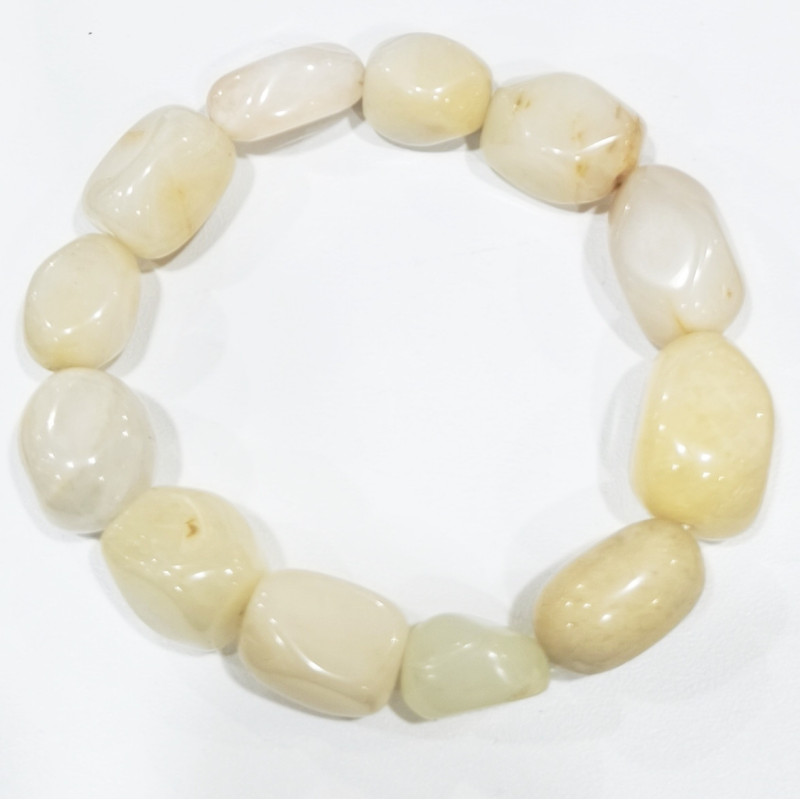 Bracelet Aventurine Jaune Baroque Grosses Pierres