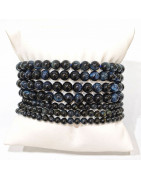 Bracelet Œil de Faucon Pierres Rondes