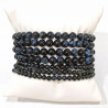 Bracelet Œil de Faucon Pierres Rondes