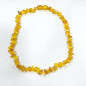 Collier Ambre baltique jaune Baroque bébé avec fermoir sécurisé