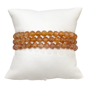 Bracelet Pierre de Soleil Pierres Rondes