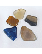 Pierre Plate Agate Multicolore