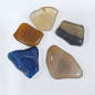 Pierre Plate Agate Multicolore