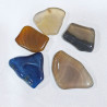 Pierre Plate Agate Multicolore