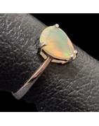 Bague Opale Argent 925 Taille 54