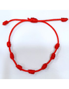 Bracelet Fil Rouge Japonais Porte-Bonheur