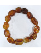 Bracelet Cornaline Baroque Grosses Pierres