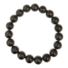 Bracelet Jais Noir Pierre Rondes