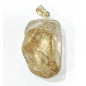 Pendentif Citrine Pierre Brute Polie