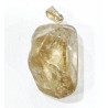 Pendentif Citrine Pierre Brute Polie