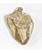 Pendentif Citrine Pierre Brute Polie