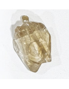 Pendentif Citrine Pierre Brute Polie
