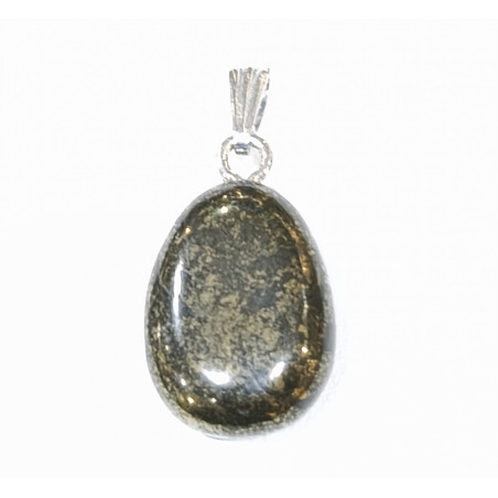 Pendentif Pyrite Pierre Roulée