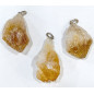 Pendentif Citrine Pointe Cristal