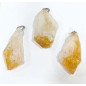 Pendentif Citrine Pointe Cristal