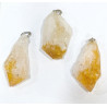 Pendentif Citrine Pointe Cristal