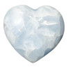 Cœur Calcite Bleue 331g 8cm