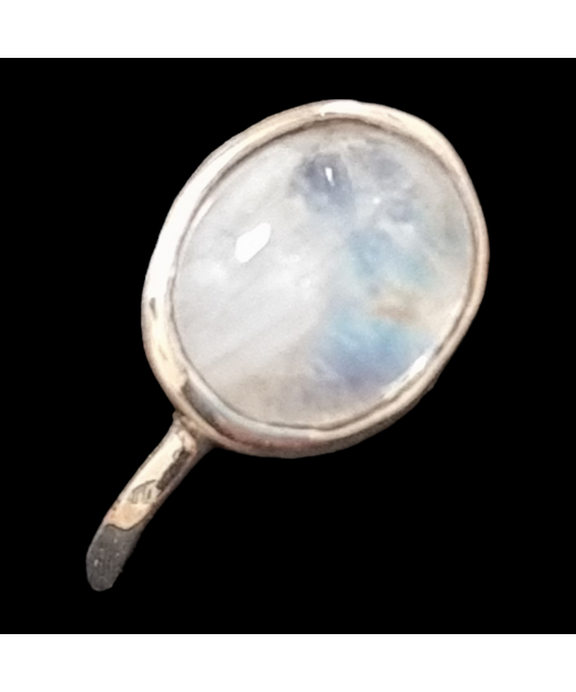 Bague Pierre de lune argent 925 Taille 58