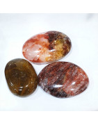 Galet Quartz Hématoïde