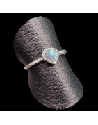 Bague Labradorite argent 925 Taille 54