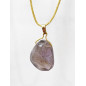 Pendentif Améthyste sur Cordon Réglable
